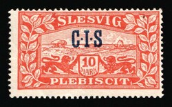 1920 10m Joining of Schleswig, Germany, Official Stamps, Signed, ...