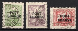 1926 Port Gdansk, Danzig Gdansk, Germany, Complete Set, Certificate. ...