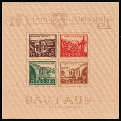 1946 Thuringia, Soviet Russian Zone of Occupation, Germany, Souvenir ...