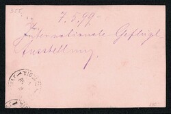 1899 (7 May) Rare 'International Poultry Exhibition of St. ...