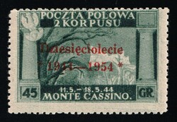 1954 45gr Barletta - Trani, Polish II Corps in Italy, Poland, DP Camp ...