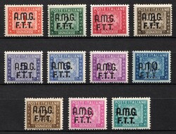 1947/49 Trieste, Italy, Zone A, Allied Military Government, Complete ...