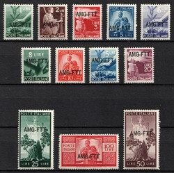 1949/50 Trieste, Italy, Zone A, Allied Military Government, Complete ...