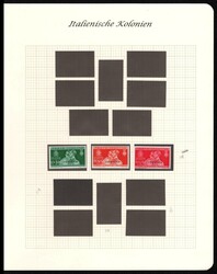 Cyrenaica, Italian Colonies, Collection of Different Issues of Stamps ...