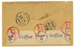1941 Kutien (11 May) to Germany. WWII censor airmail cover, f.w. ...