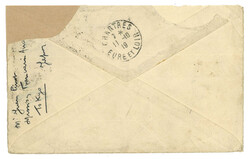 1919 Manchouli Station (18 Sep) to France. WWI censor cover, f.w. ...