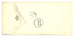 1889 OHMS cover from India (23 May) to Capt Arthur E Sandback, Skkim ...