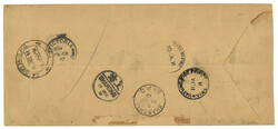 1910 Shanghai (17 Dec) to Customs Yatung. On Service cover, f.w. ...