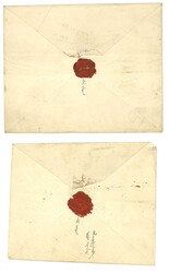 ca 1860s-1900s a collection of 6 official covers from the Russian ...