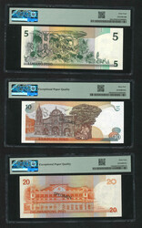 1949 (ND 1985-94) Bangko Sentral ng Pilipinas specimen set from 5 ...