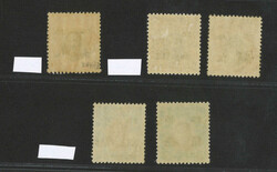 1942 Japanese occupied North China surch half value on Chunghwa Print ...