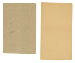 1948 a pair of telegram forms used in Pyongyang, applied with ...