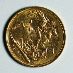 1901 Australia QV gold Sovereign (Fr-24, KM13). 22mm, 7.988g. AGW: ...