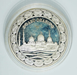 ND UAE Sheikh Zayed Grand Mosque silver medal. 39.9mm, 30.1g. ...