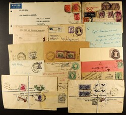 7460: Collections and Lots Indian States - Postal stationery