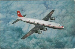 Swissair Bordpost 2. Mittelholzer Gedenkflug 1957, Etappe ...