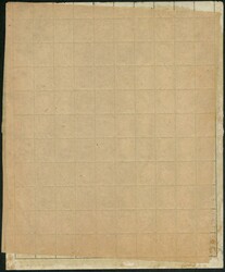 1945 $3 on 2s complete sheet of 100. Sheet are stick on paper. Fine