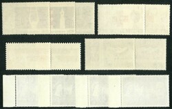 Group o 5 60s commemorative issue. All fresh UM OG. VF