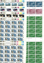 Two 80s commemorative issues all complete set sheet of 50. VF UM