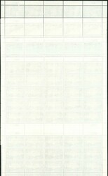 1983 HK Night set of 4 complete sheet of 50, folded sheet and VF UM