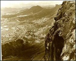 1950s large size press photo (24x20cm) showing Kowloon City view from ...