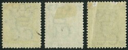 1863 QV 4c x3, different shade. One OG with thin on back. Other two ...