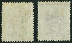 1863 QV 30c mauve unused no gum plus 30c vermillion mint original gum ...