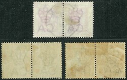 Group of 3 QV pairs all tied by Ligne N or Yokohama A Marseille ...