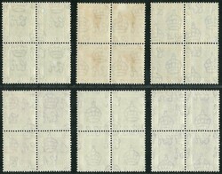 1941 KGVI set of 6 in B/4. Fresh UM. Only 4c with some gum toning as ...