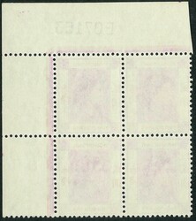 1954 QEII $2 corner block of 4 with Req. E07153. VF fresh UM OG
