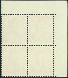 1966 QEII 50c sideway watermark chalky paper corner block of 4 ...