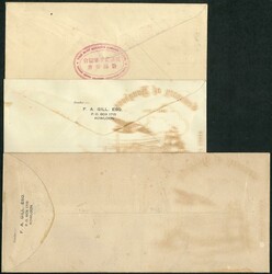 Group of 3 1941 Centenary FDCs. One complete set post local plus two ...