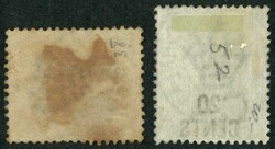 1891 QV 20c on 30c and 1900 QV 5c tied by Saigon Central Cochin-chine ...