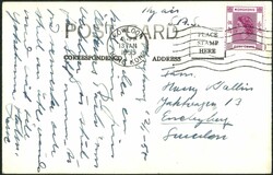 1955 hand tinted real photo postcard showing Tiger Pagoda franked ...