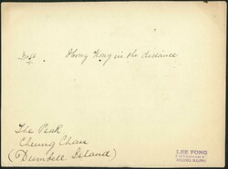 1910-20s early real photo (14.5 x 10.5cm) showing Cheung Chau view. ...