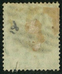1863 QV 24c CC wmk tied by S1 plus New Zealand 0 killer. VF and rare
