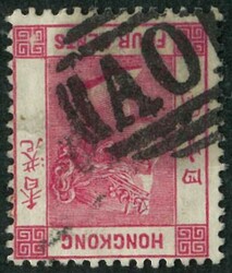 1900 QV 4c tied by Jamaica Kingston A01 killer. Fine and scarce