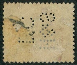 1891 QV 30c green CA wmk tied by Ligne N marking in red, VF