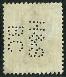 1896 QV 4c CA wmk tied by Ligne N single year 6 digit. VF and scarce ...