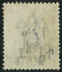 Hong Kong QV 50c/48c tied by Japan Nagasaki cds in blue ink. VF full ...