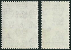 Hong Kong 1948 Royal Silver Wedding set of 2, UM with fresh OG. 10c ...
