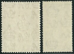 Hong Kong 1948 Royal Silver Wedding set of 2, UM with minor yellow ...