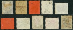 Hong Kong group of 10 QV all tied by Canada and Europe arrival ...