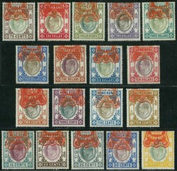 Hong Kong 1903 KE revenue from 2c to $10 included scarce 15c. All ...