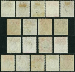 Hong Kong 1903 KE revenue from 2c to $10 included scarce 15c. All ...