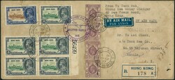 Hong Kong (29-Apr-1937) First Flight Cover, long cover to Manila ...