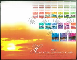 Hong Kong 11x 1999 definitive set on LDC with 11 different postmark ...