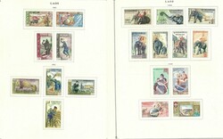 Large worldwide Asia country in album pages better included Laos mint ...