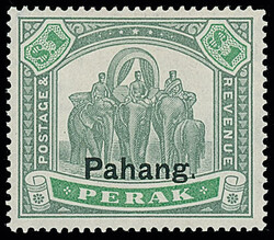 Malayan States: Pahang: 1898-99 “Pahang” overprinted on stamps of ...