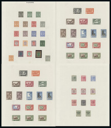 Malayan States: Pahang: A mint collection on leaves, 1889 to 1957, ...